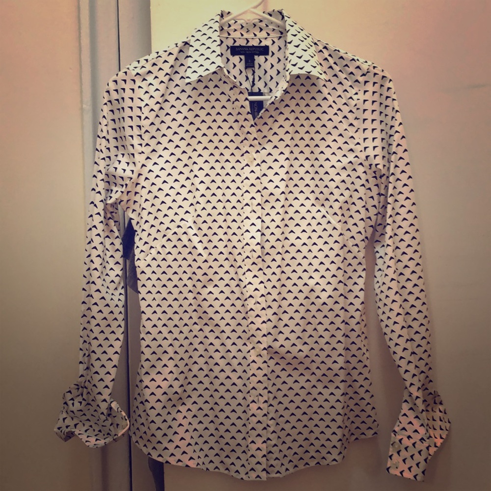Brand New Banana Republic Non Iron Fitted Shirt